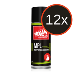 12x VROOAM MPL Multipurpose Lubricant, Easy lubricant, Spray can, 400 ml