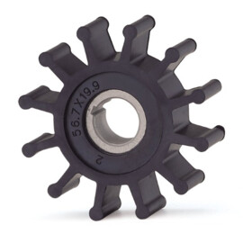 Impeller suitable for SHERWOOD 10077K / CEF 500166/ ONAN 132-0379 / 0132-0498 / 0541-1519