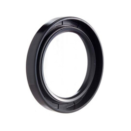 Öldichtung FKM GRST 12x24x7 Edelstahl 304 Feder